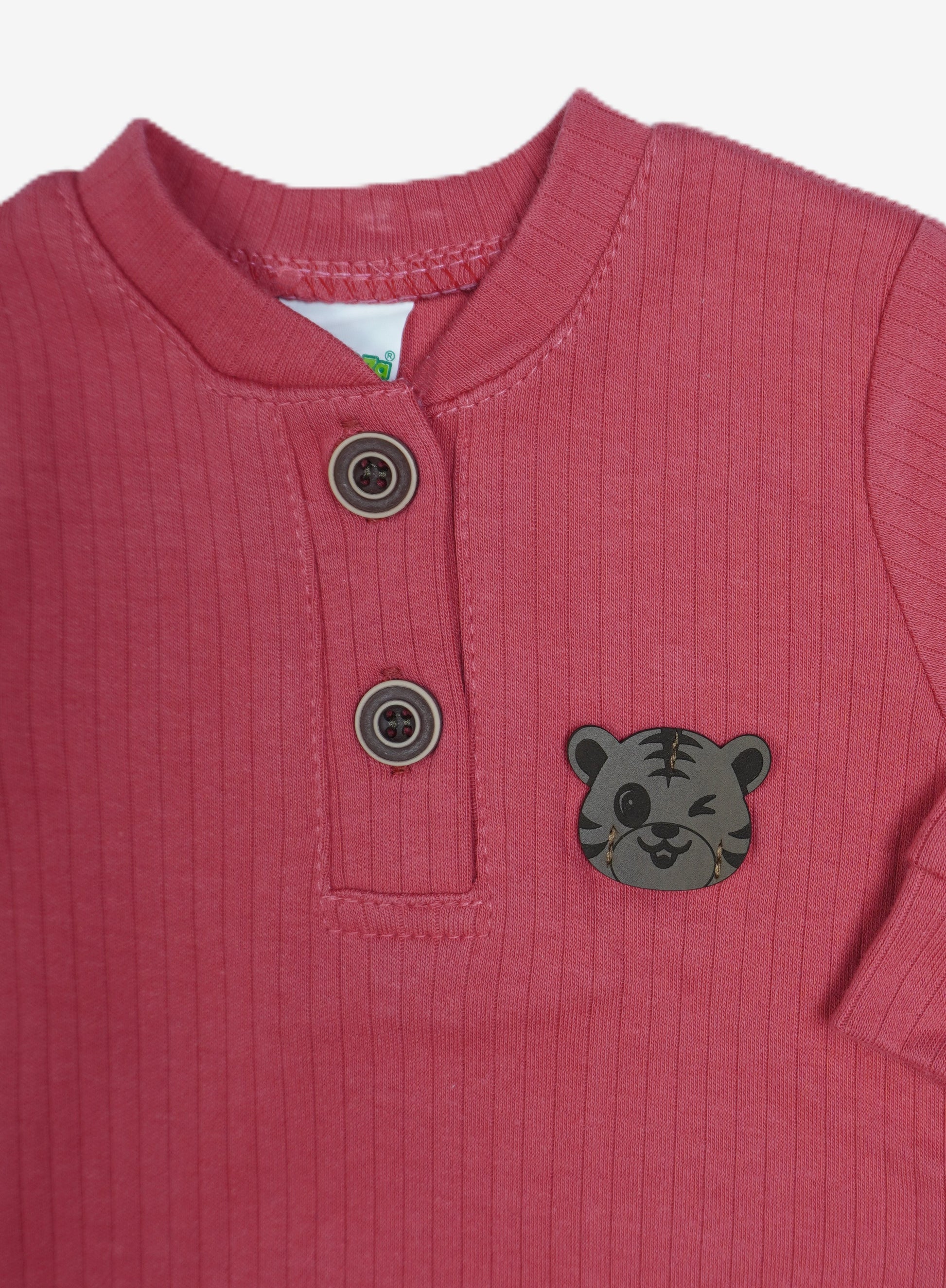 Baby-Set 2-teilig «Tiger» – Bordeaux