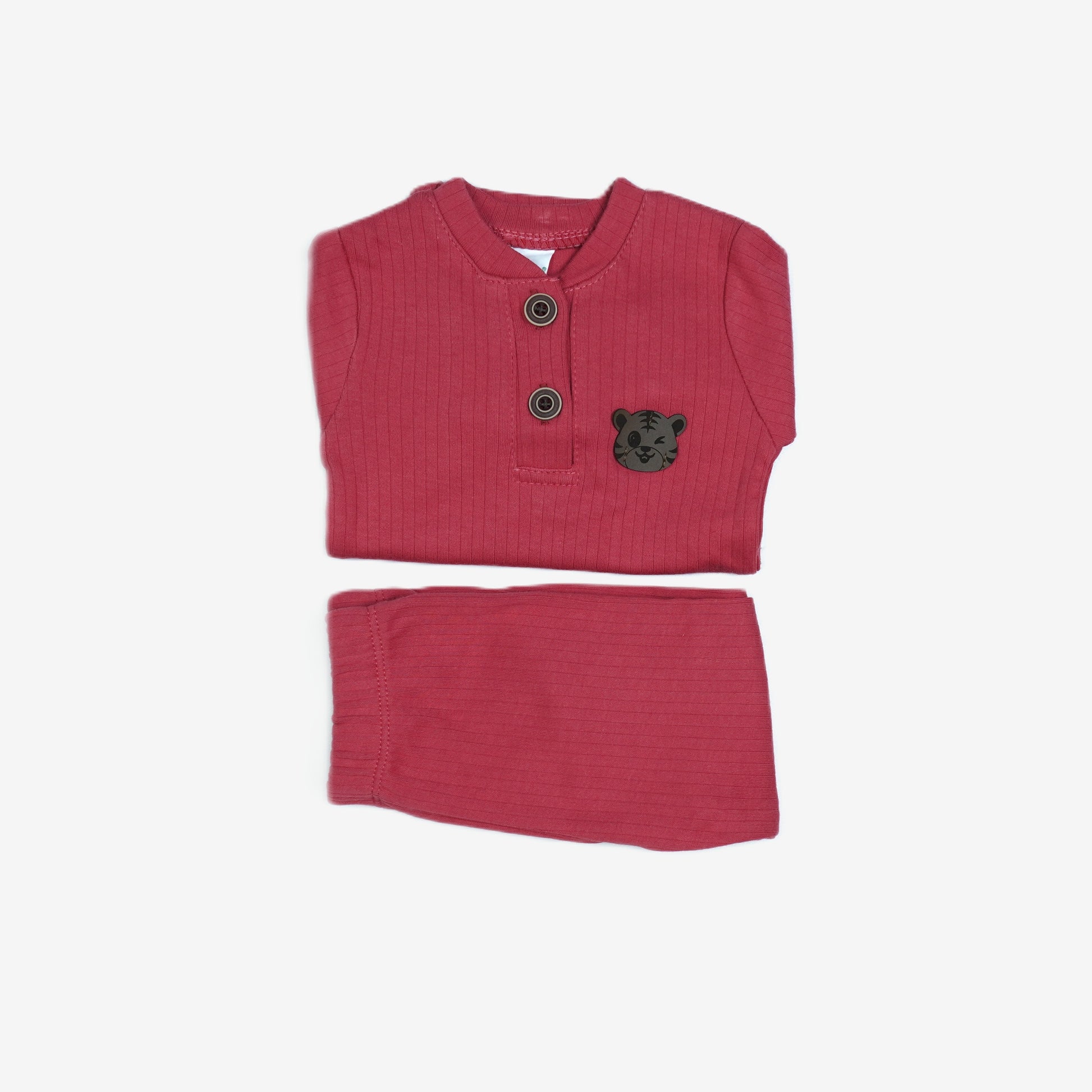 Baby-Set 2-teilig «Tiger» – Bordeaux