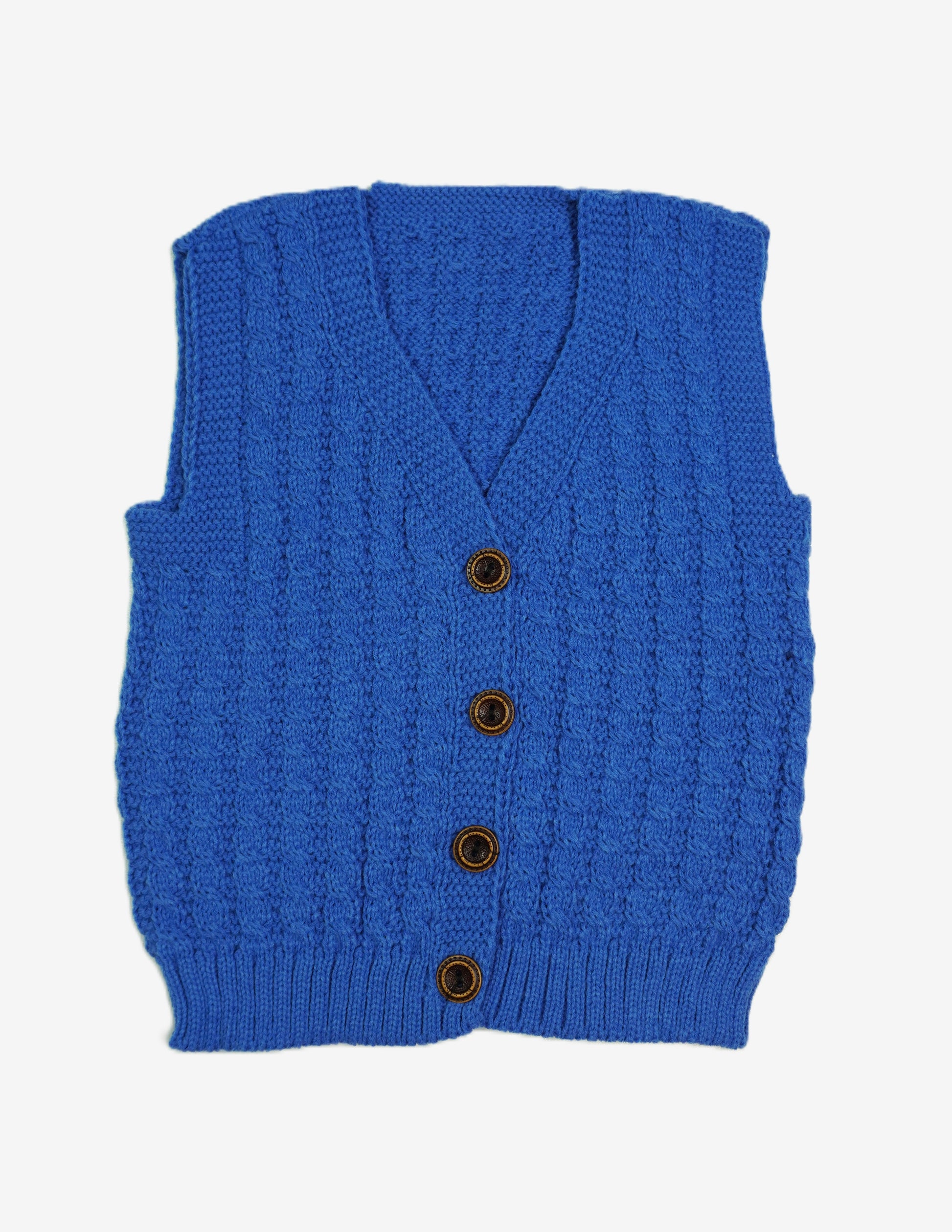 Kinder Strickweste «Jewel» – Rosa / Blau / Creme