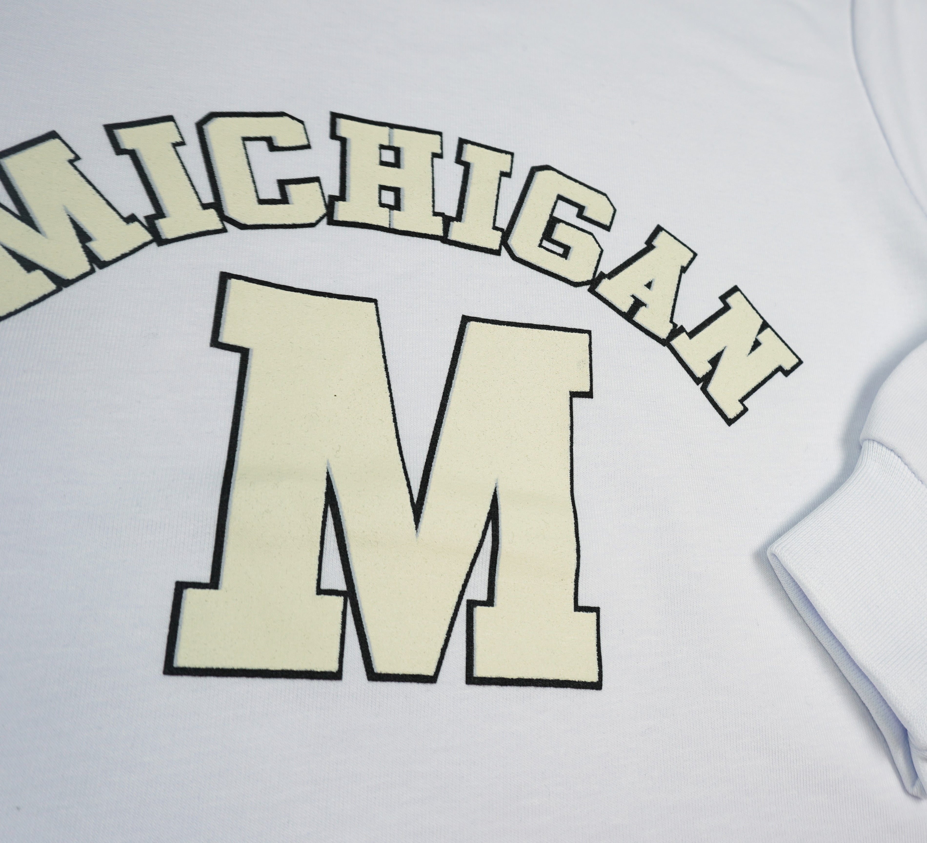 Kinder Sweatshirt «Michigan» – Weiss