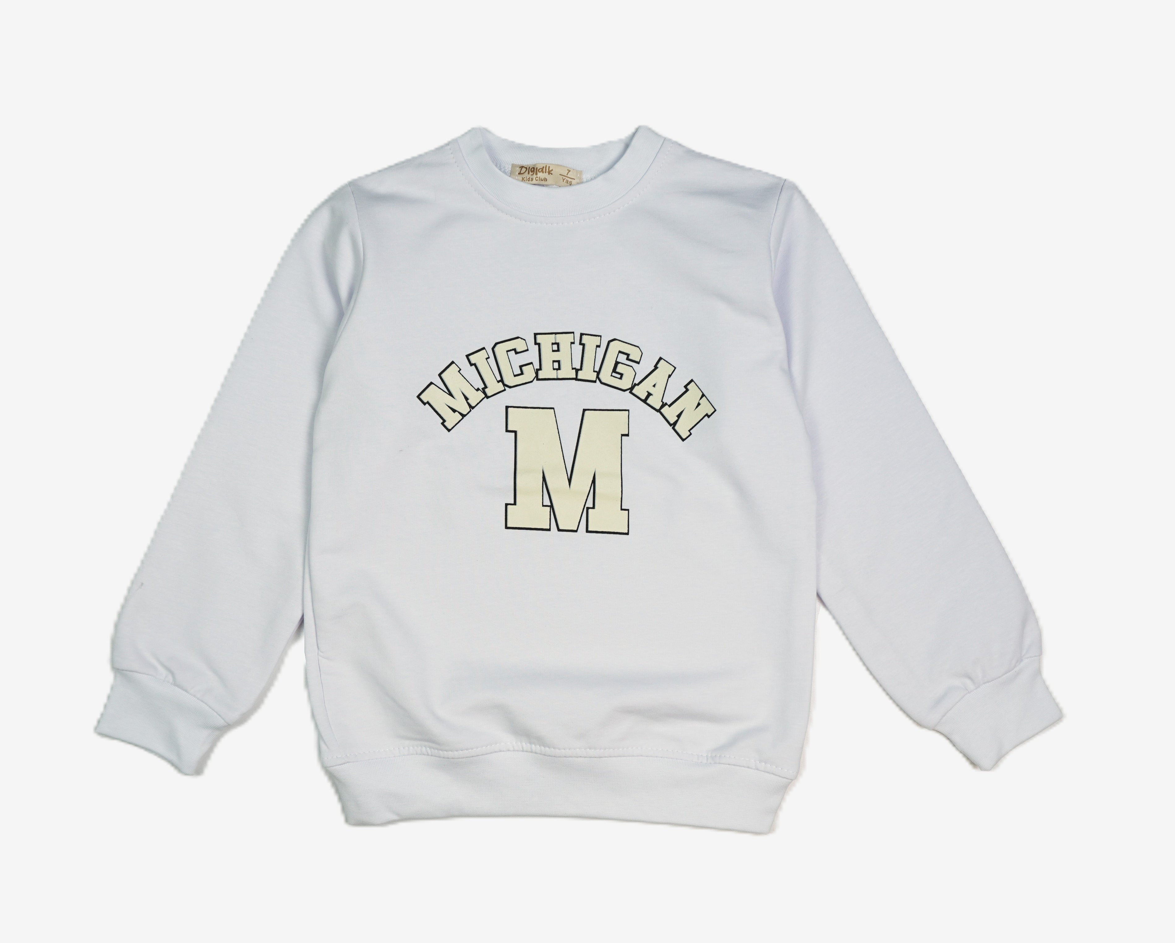 Kinder Sweatshirt «Michigan» – Weiss