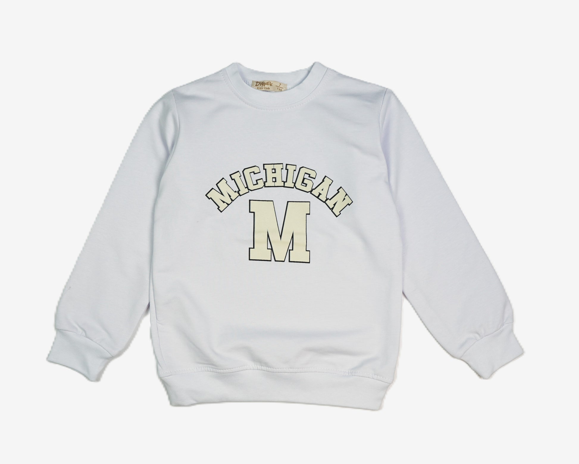 Kinder Sweatshirt «Michigan» – Weiss