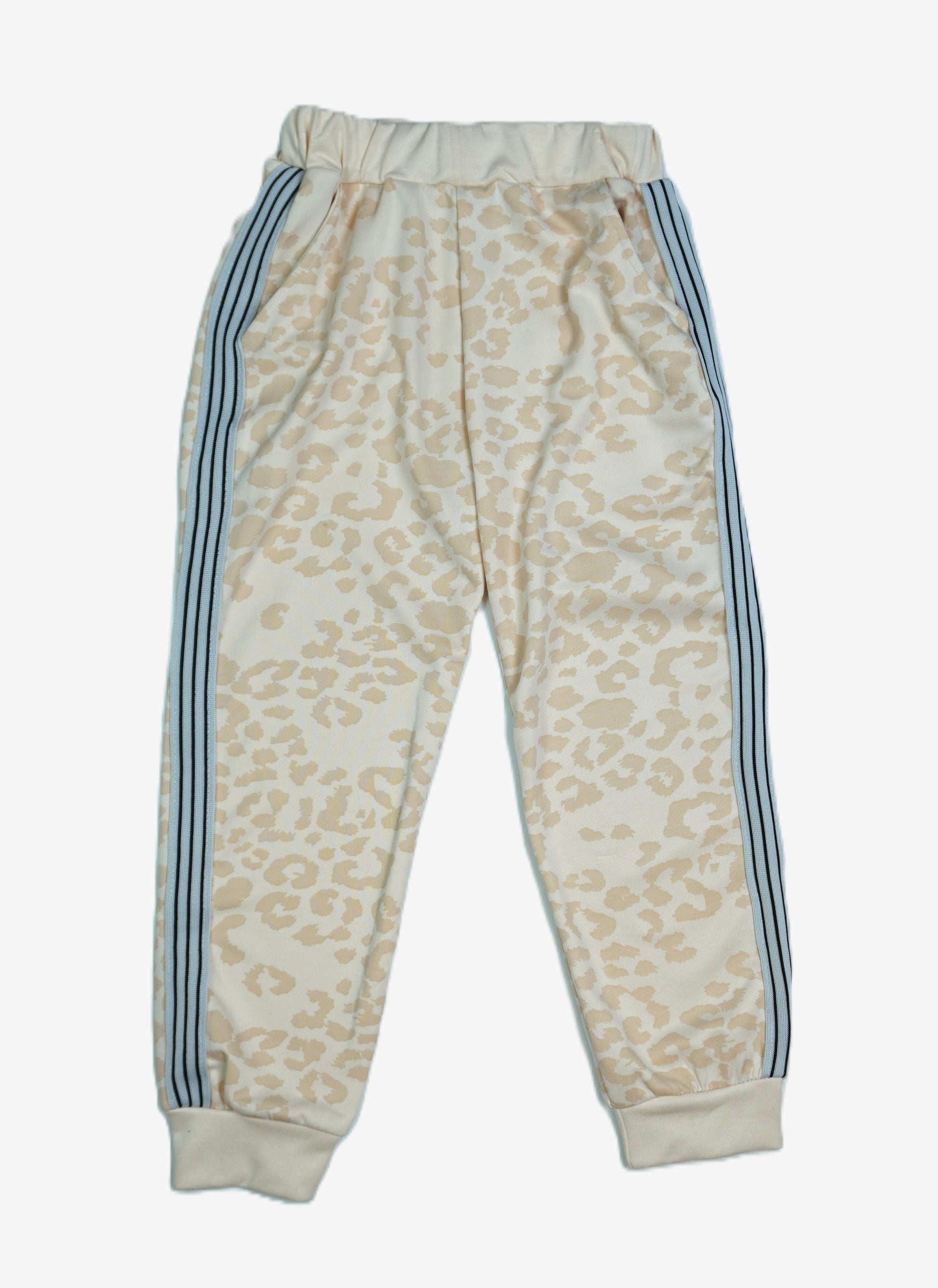 Kinder Trainingsanzug «Leopard» – Creme/Beige