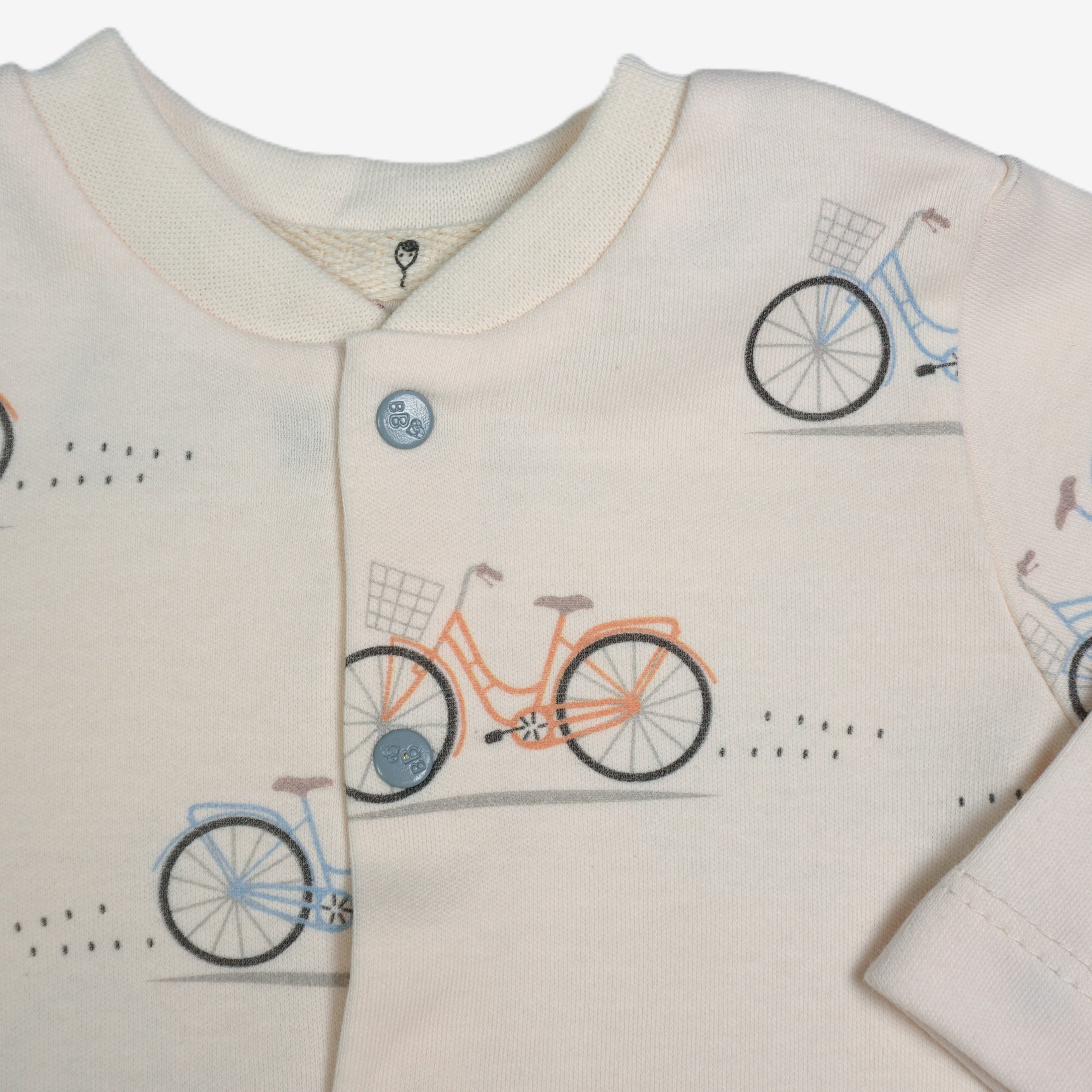 Baby-Set 5-teilig «Bicycle» – Creme