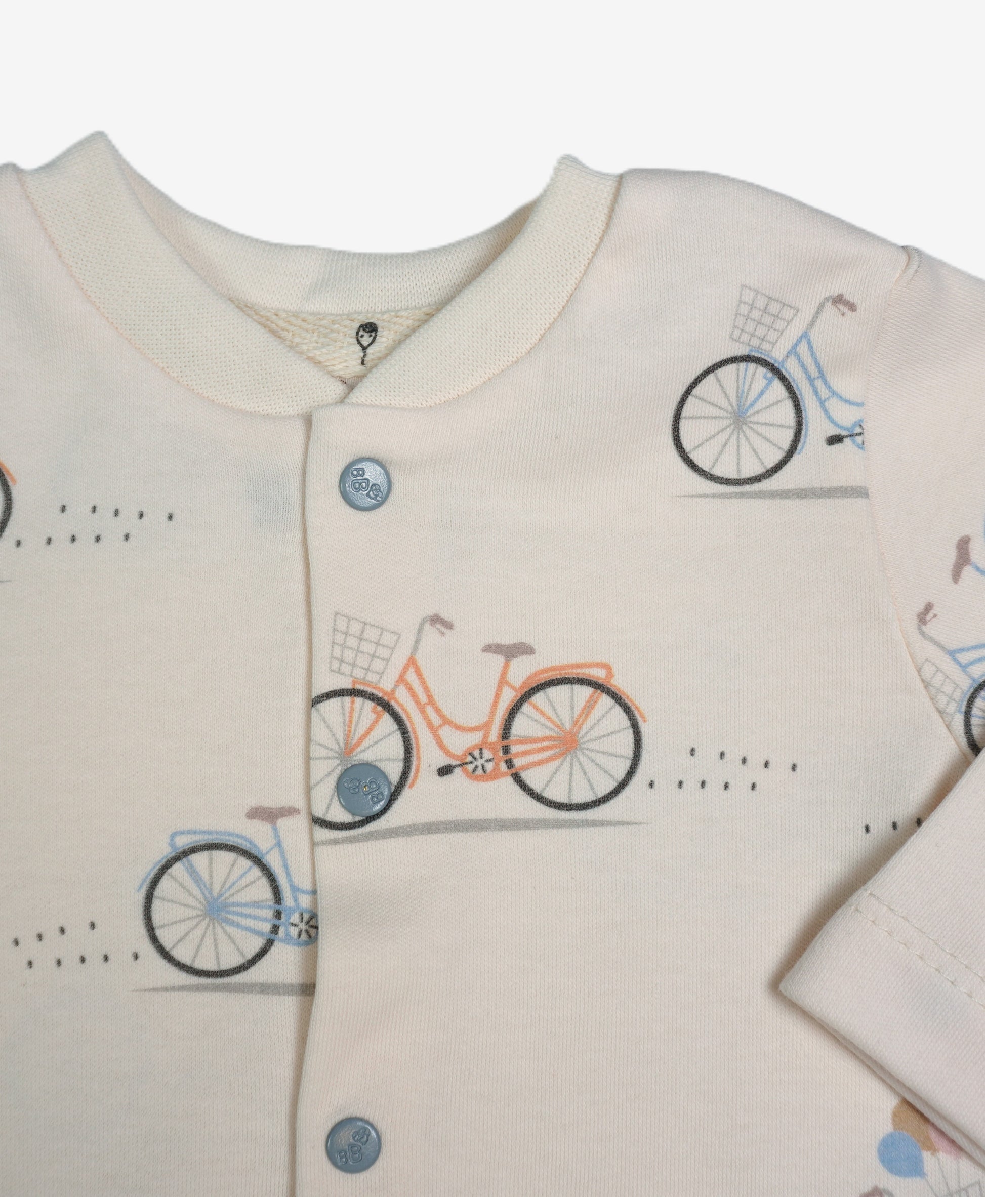 Baby-Set 5-teilig «Bicycle» – Creme