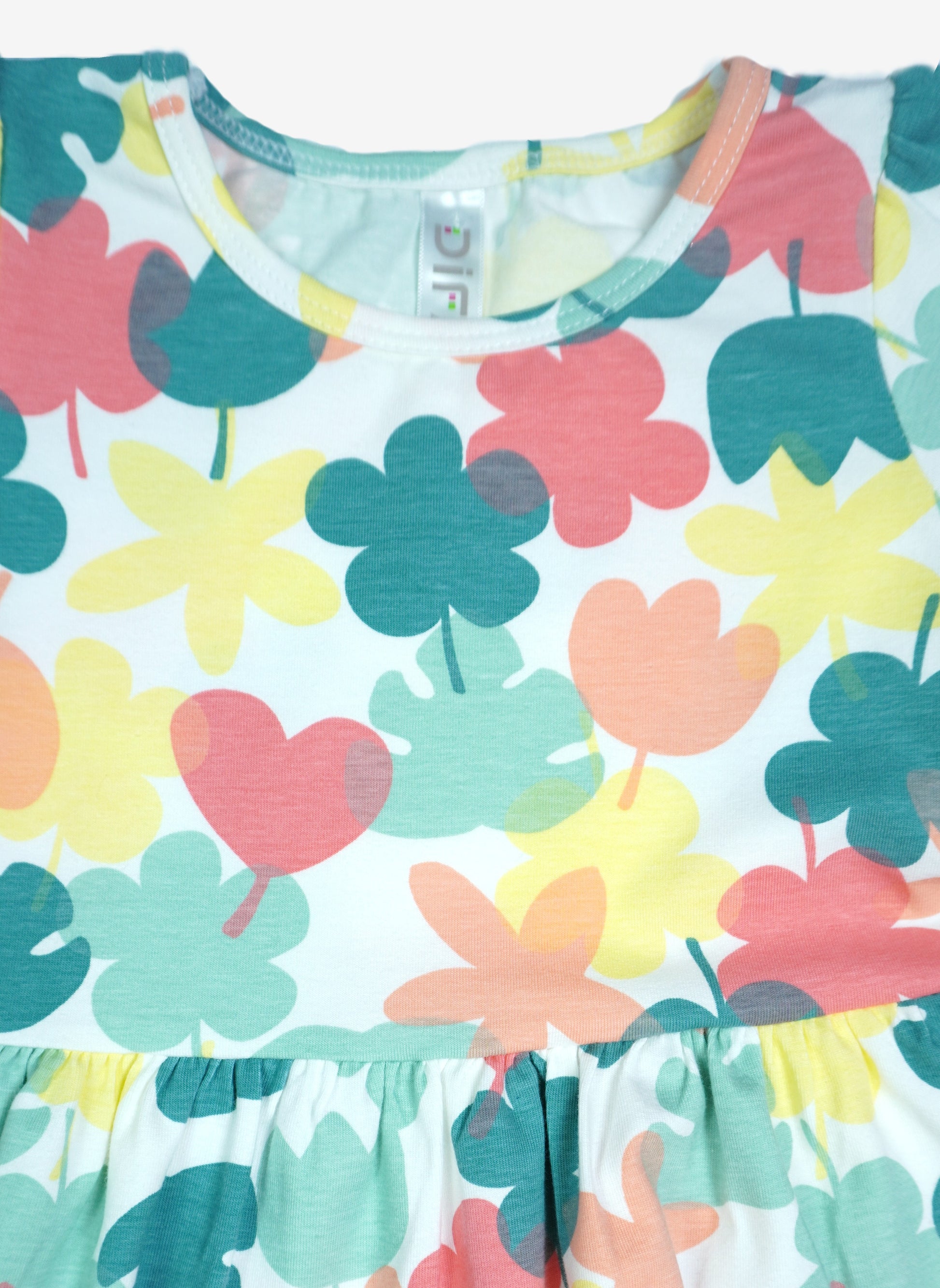 Mädchen Langarmkleid Tropical Blumen-Allover