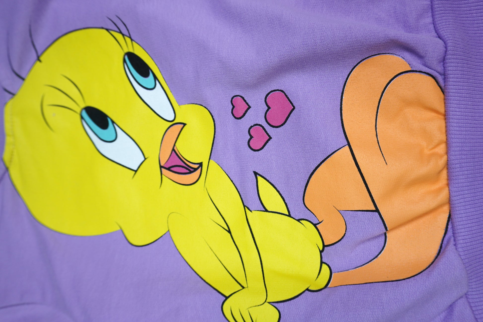 Mädchen 2-in-1 Set "Love Tweety" Lila – Sweatshirt & Jogginghose