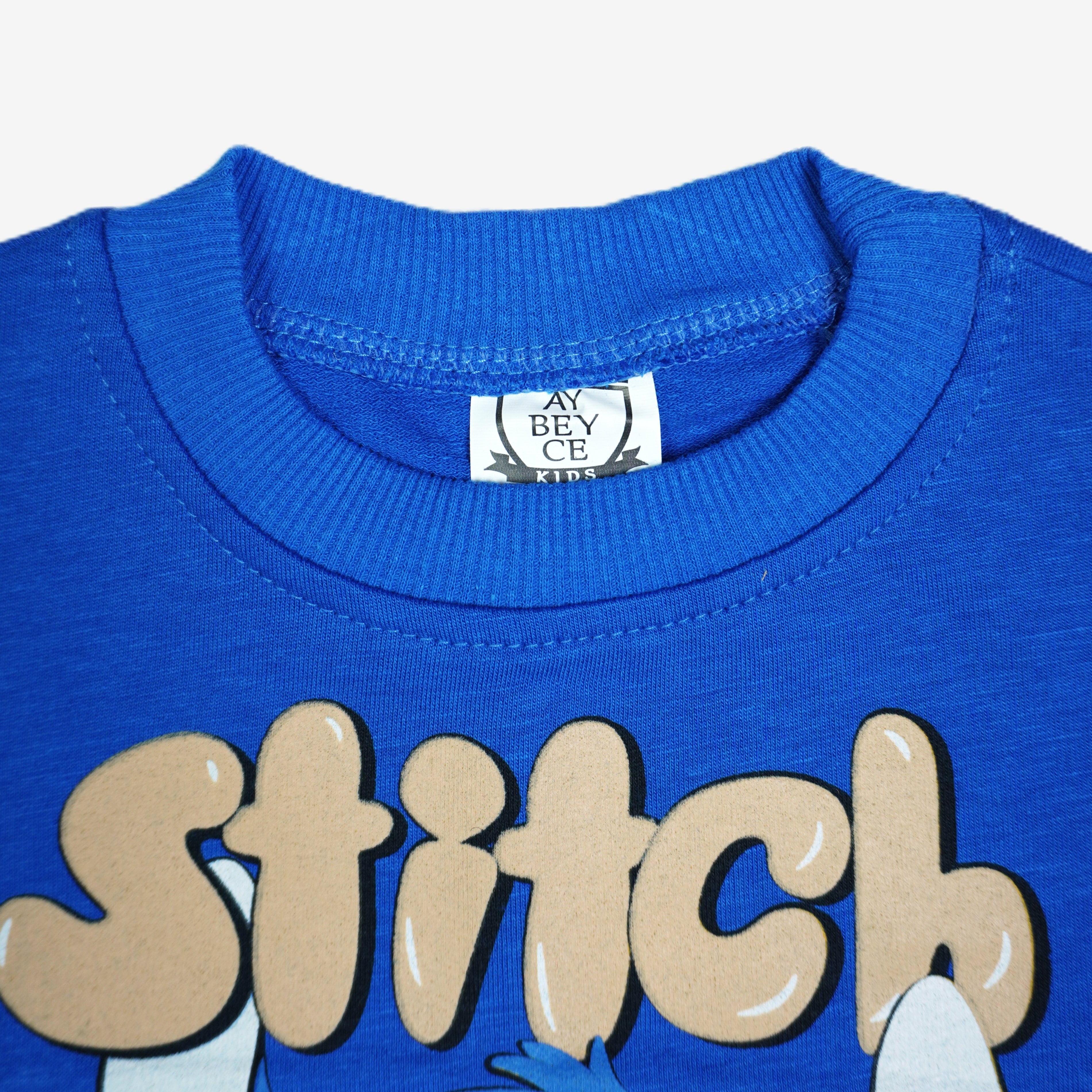 Kinder-Set Stitch – Sweatshirt & Jogginghose Blau