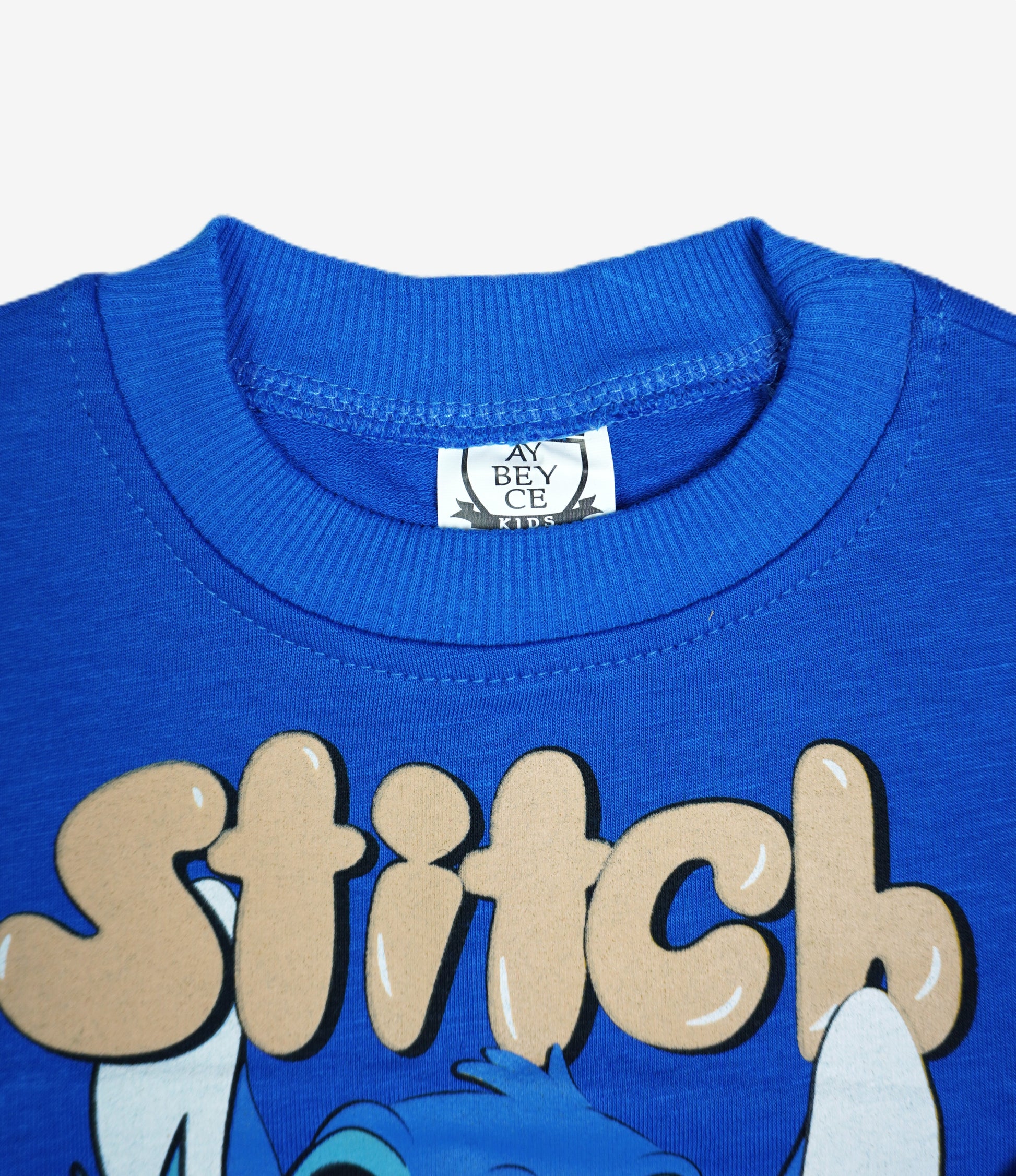 Kinder-Set Stitch – Sweatshirt & Jogginghose Blau