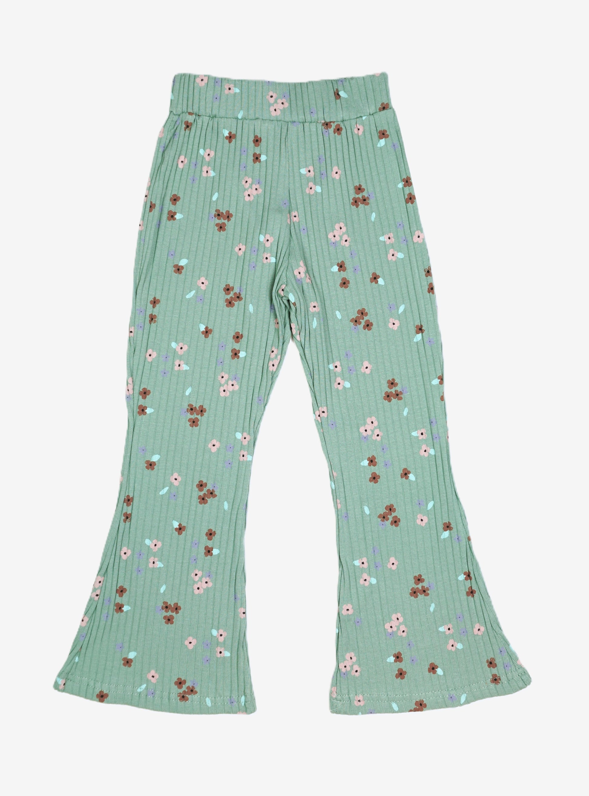 Floral Set – Langarmshirt & Schlaghose Mädchen