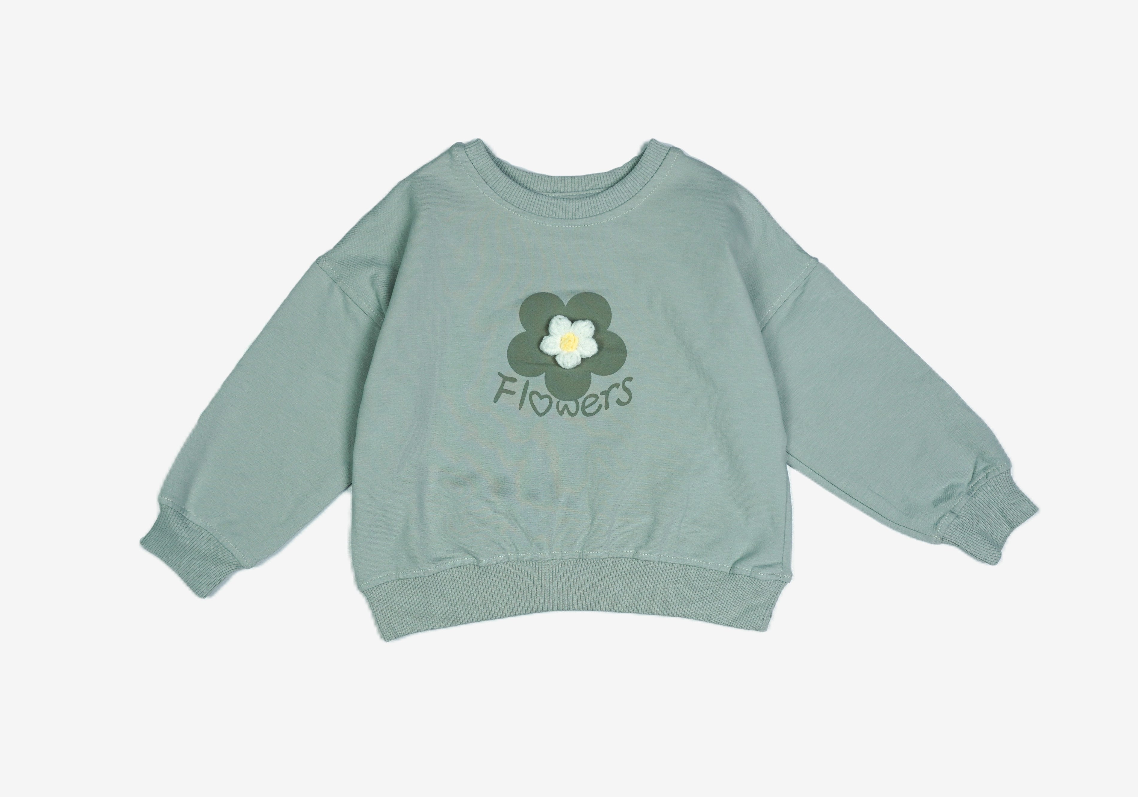 Flowers Sweatshirt – Mädchen