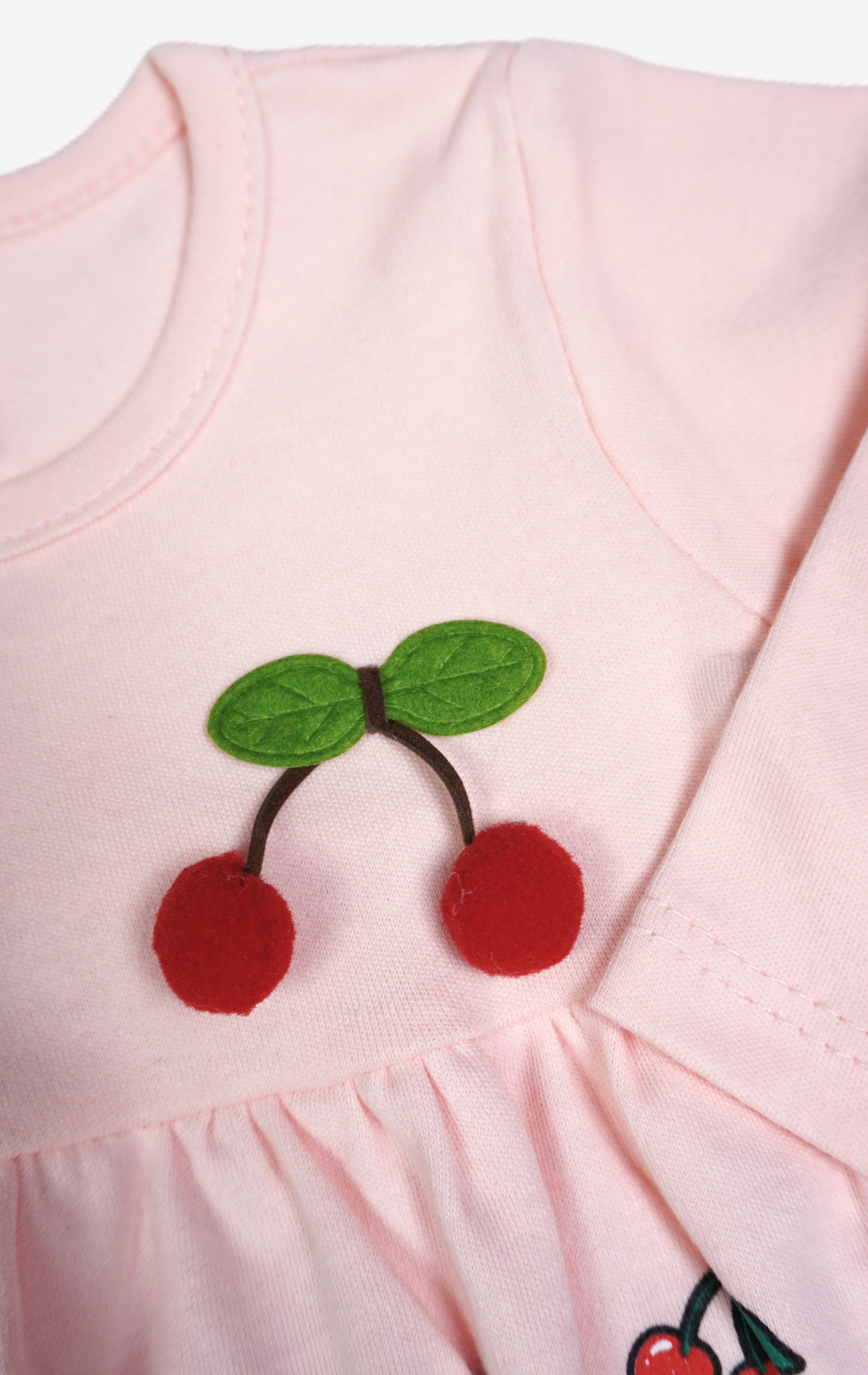 🍒 Cosy Kids Baby Mädchen Set – "Cherry" Rosa (Tunika & Leggings)