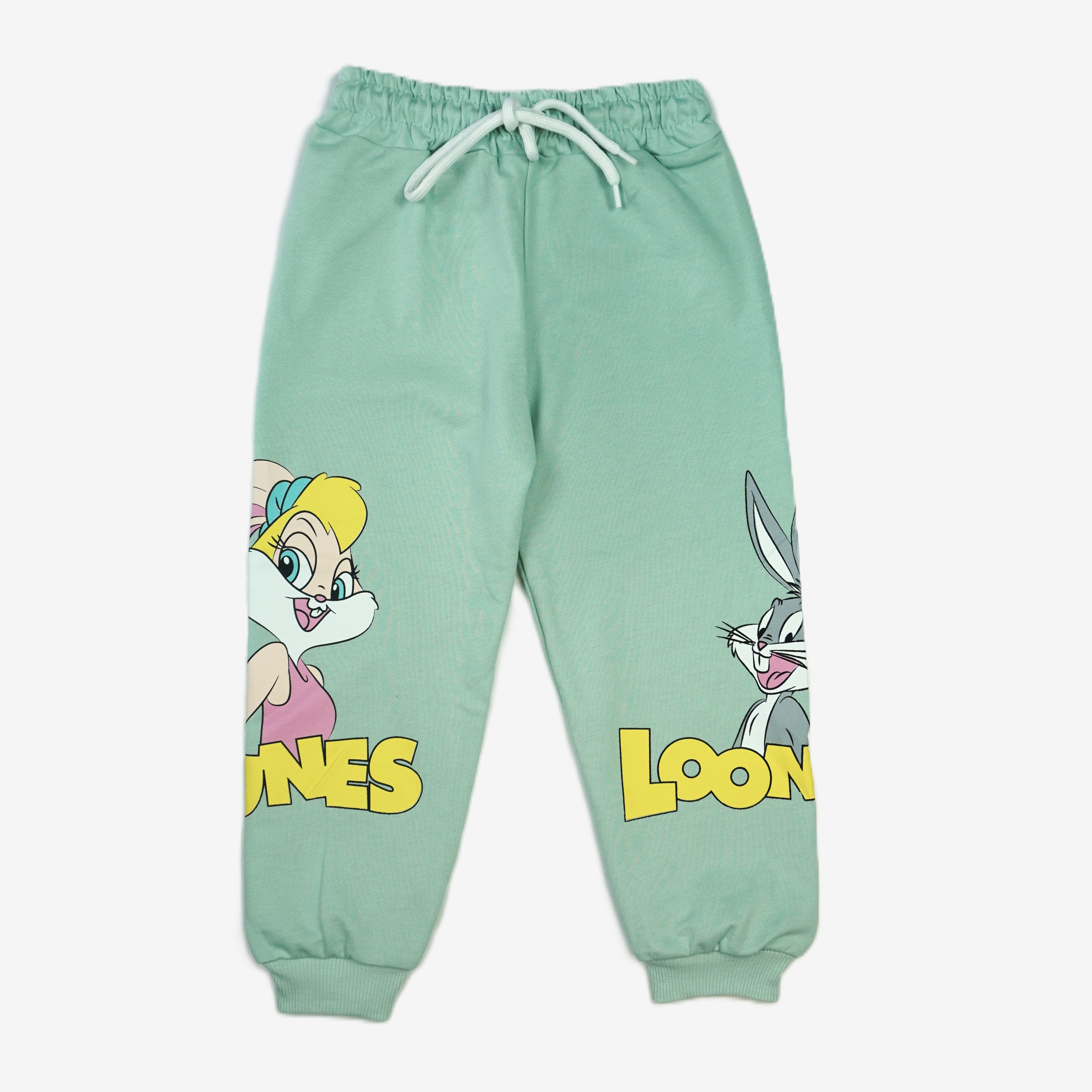🐰 Kinder Jogginganzug – Looney Tunes Bugs Bunny & Lola Mint (Sweatshirt & Hose)