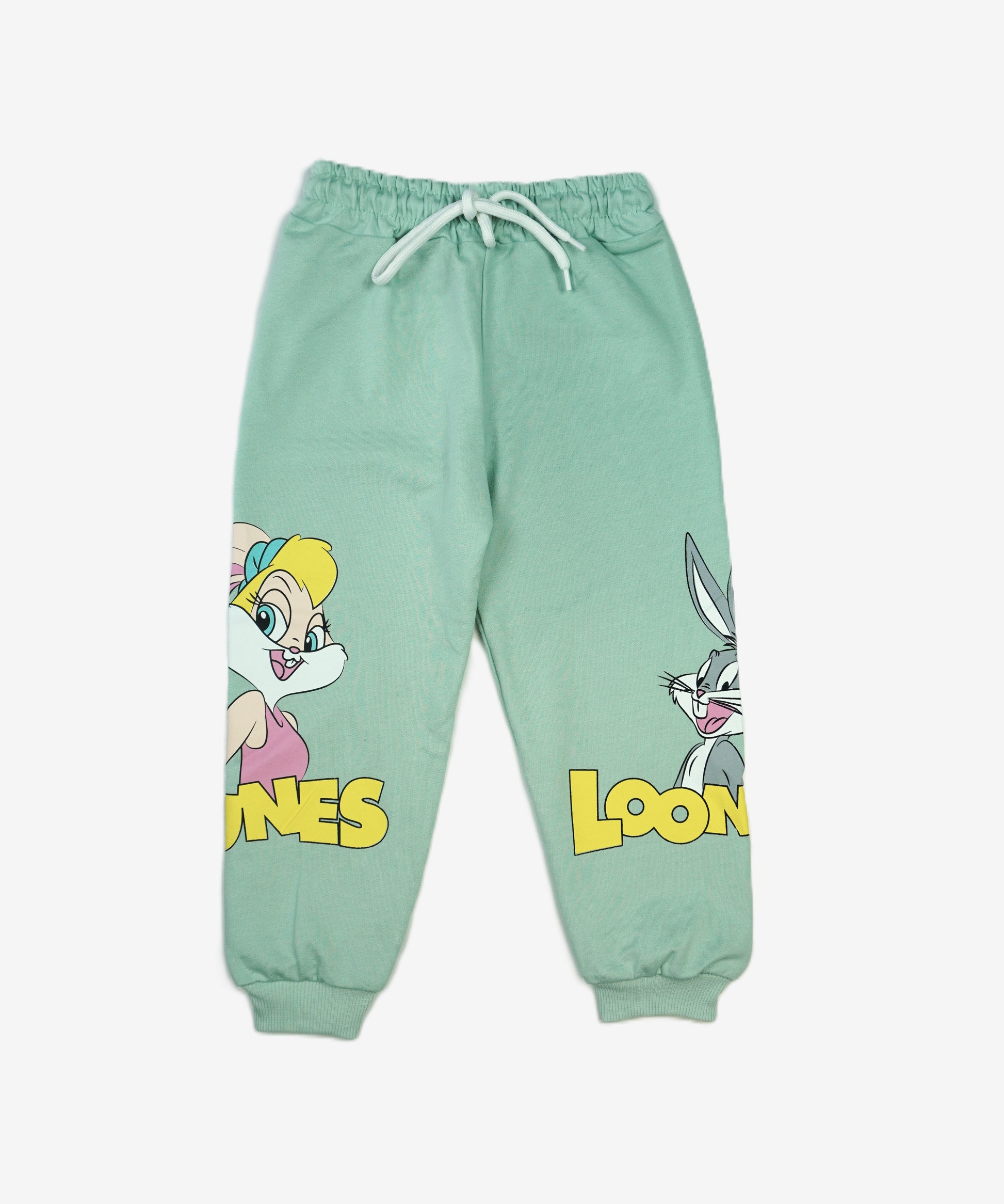 🐰 Kinder Jogginganzug – Looney Tunes Bugs Bunny & Lola Mint (Sweatshirt & Hose)