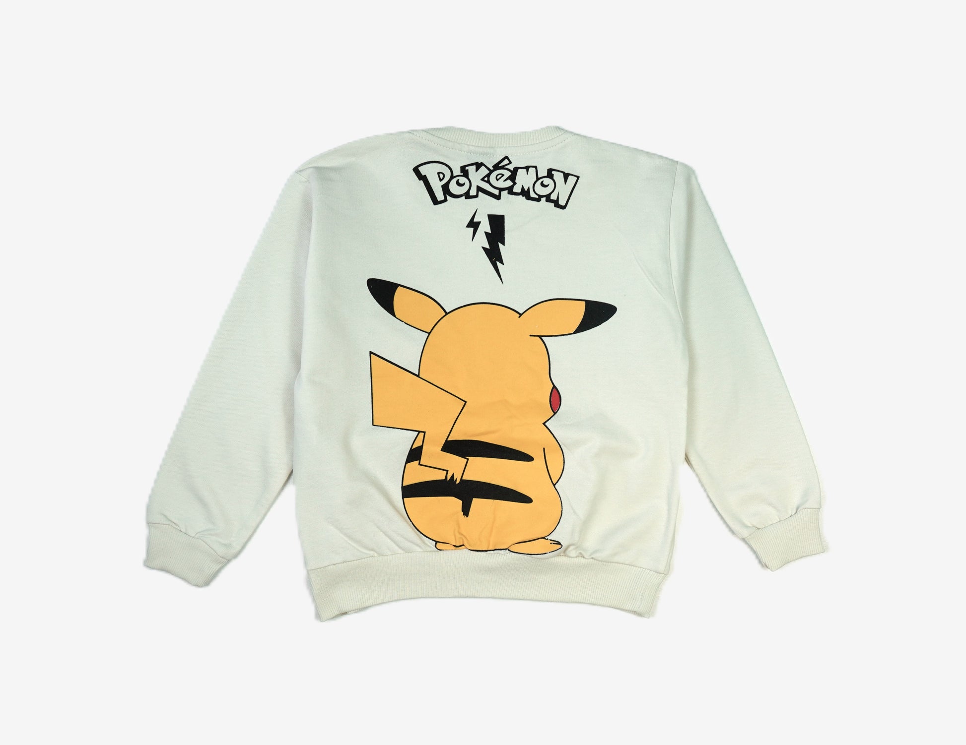 ⚡ Kinder Jogginganzug – Pokémon Pikachu Creme & Gelb (Sweatshirt & Hose)