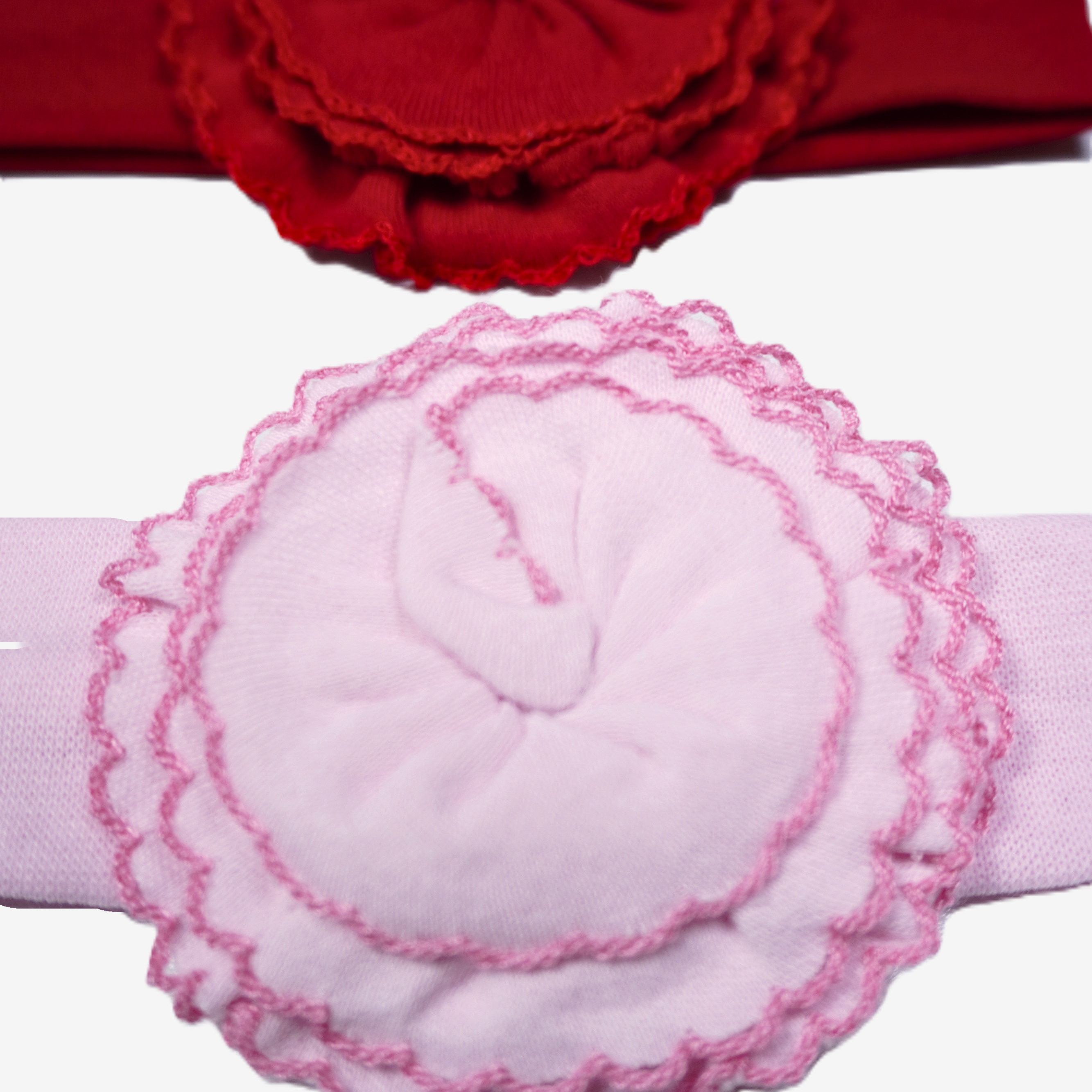 Baby Stirnband mit Blüten-Rosette