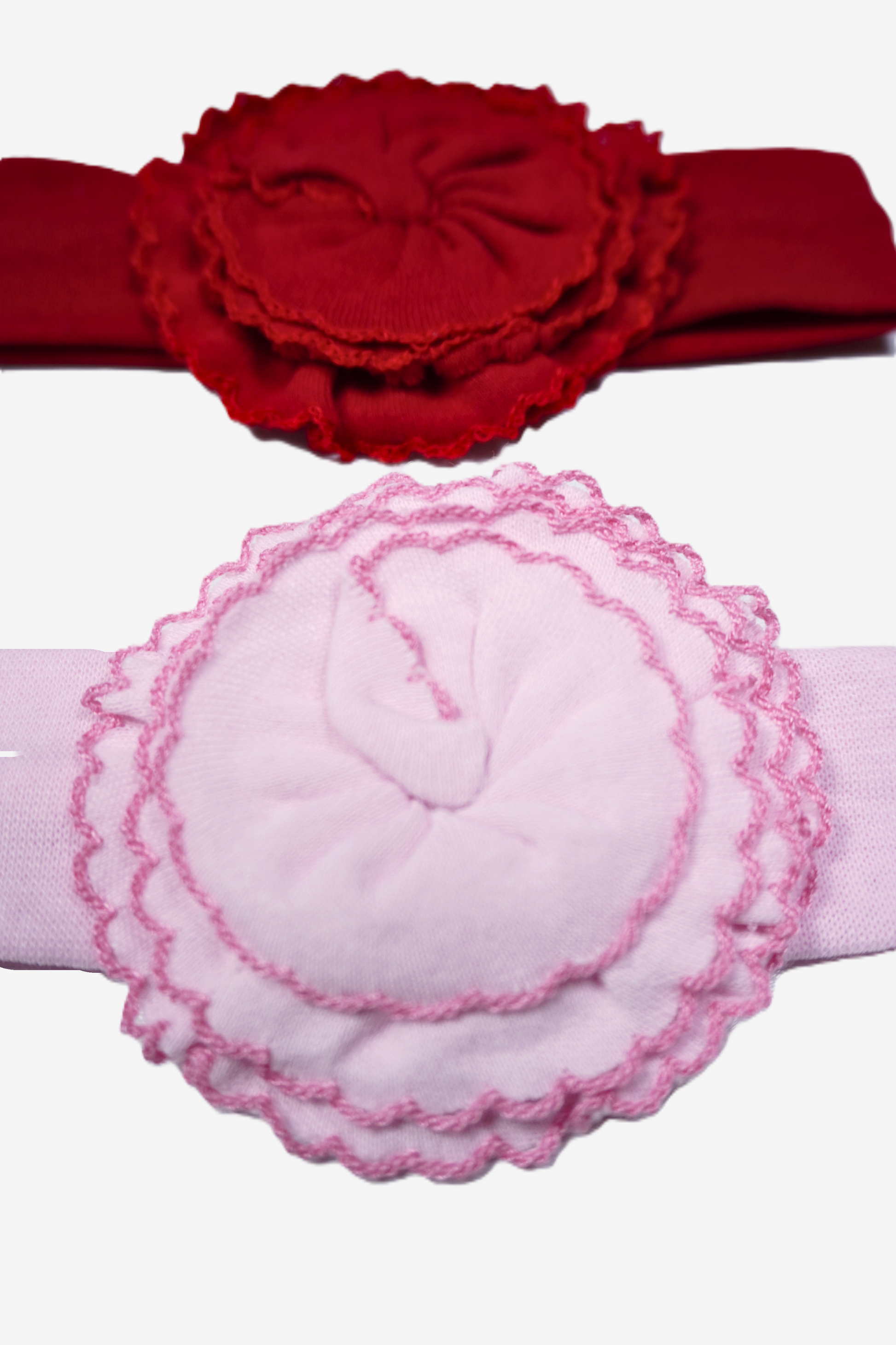 Baby Stirnband mit Blüten-Rosette