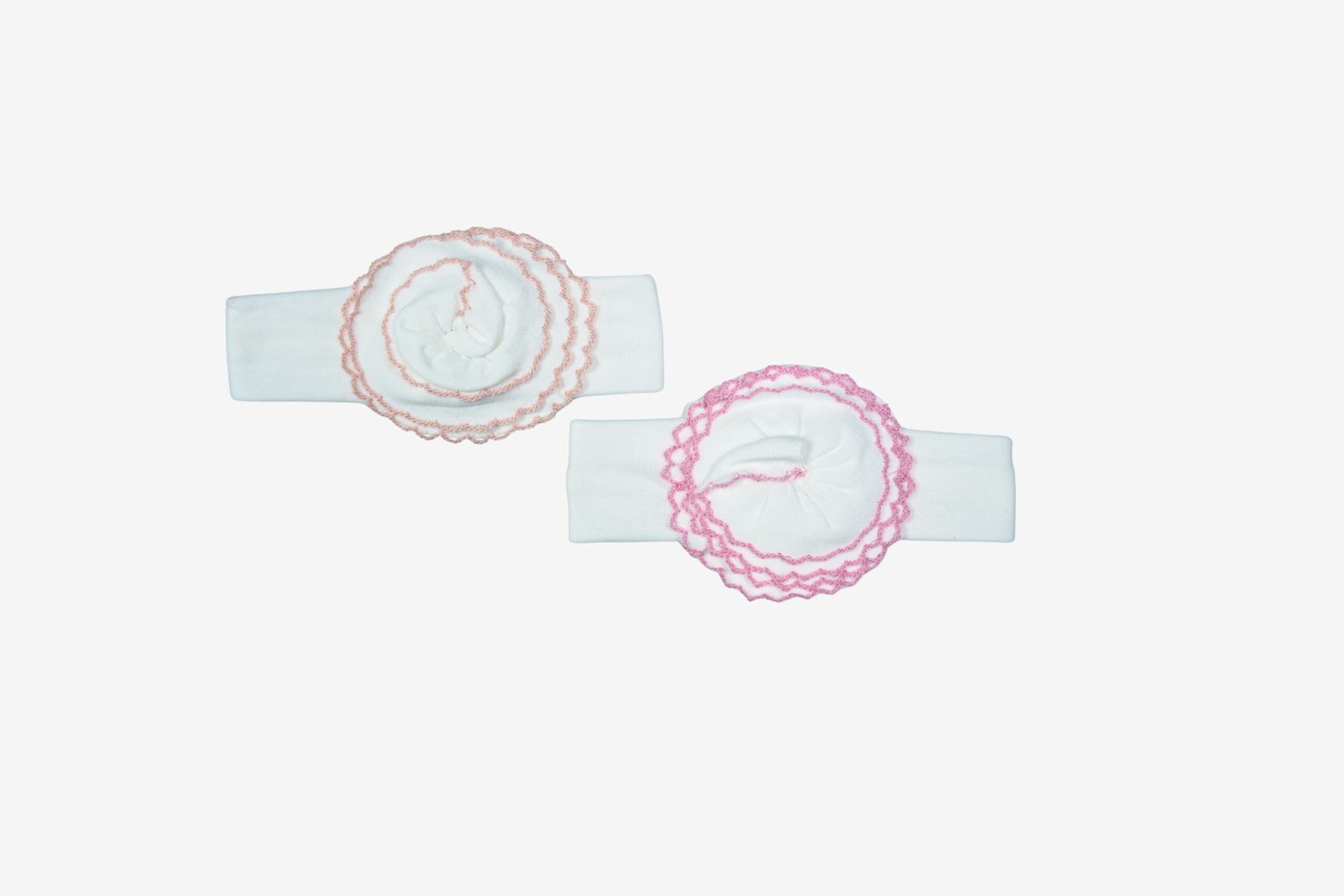 Baby Stirnband mit Blüten-Rosette