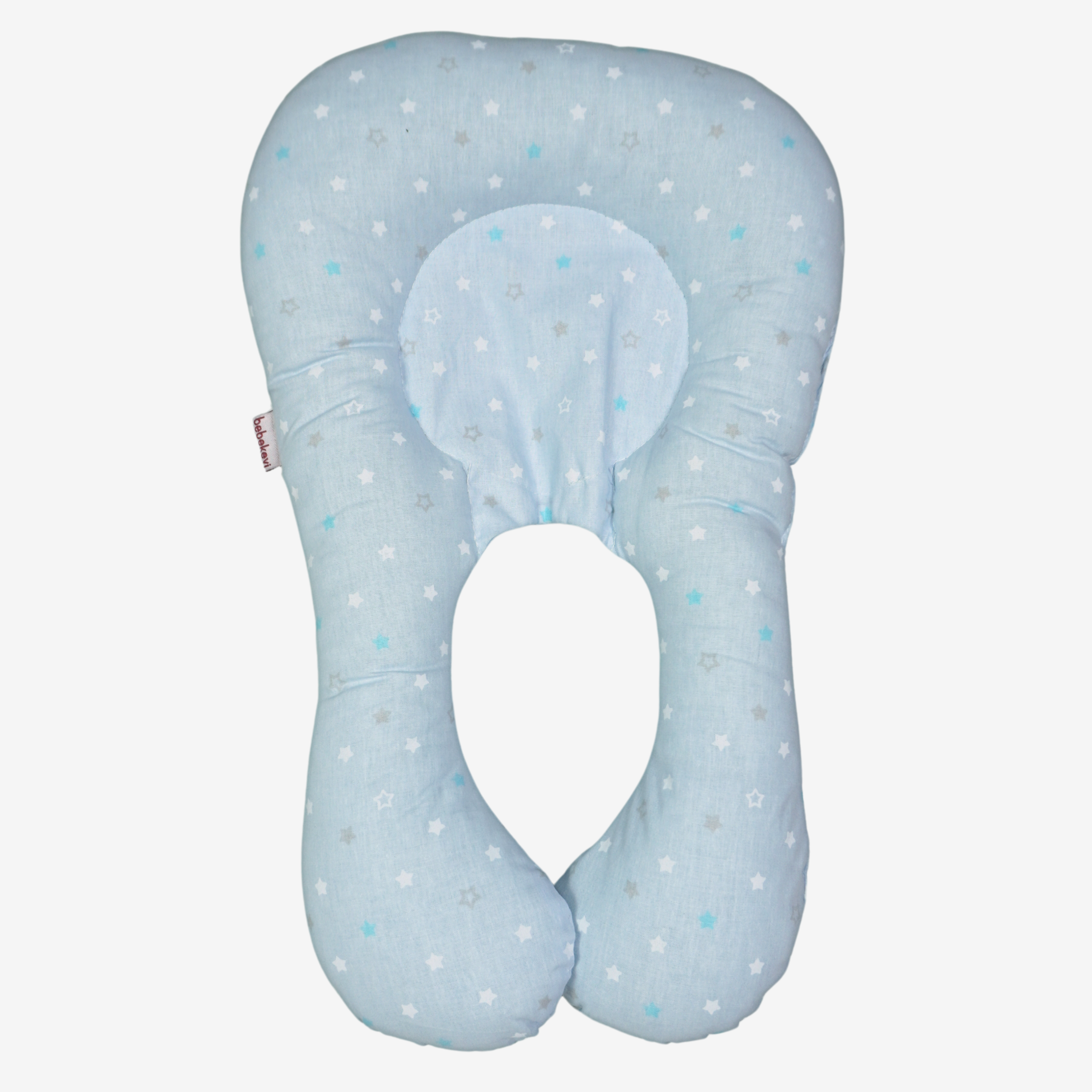 Baby Lagerungskissen mit Tupfenmuster – Weich & Ergonomisch