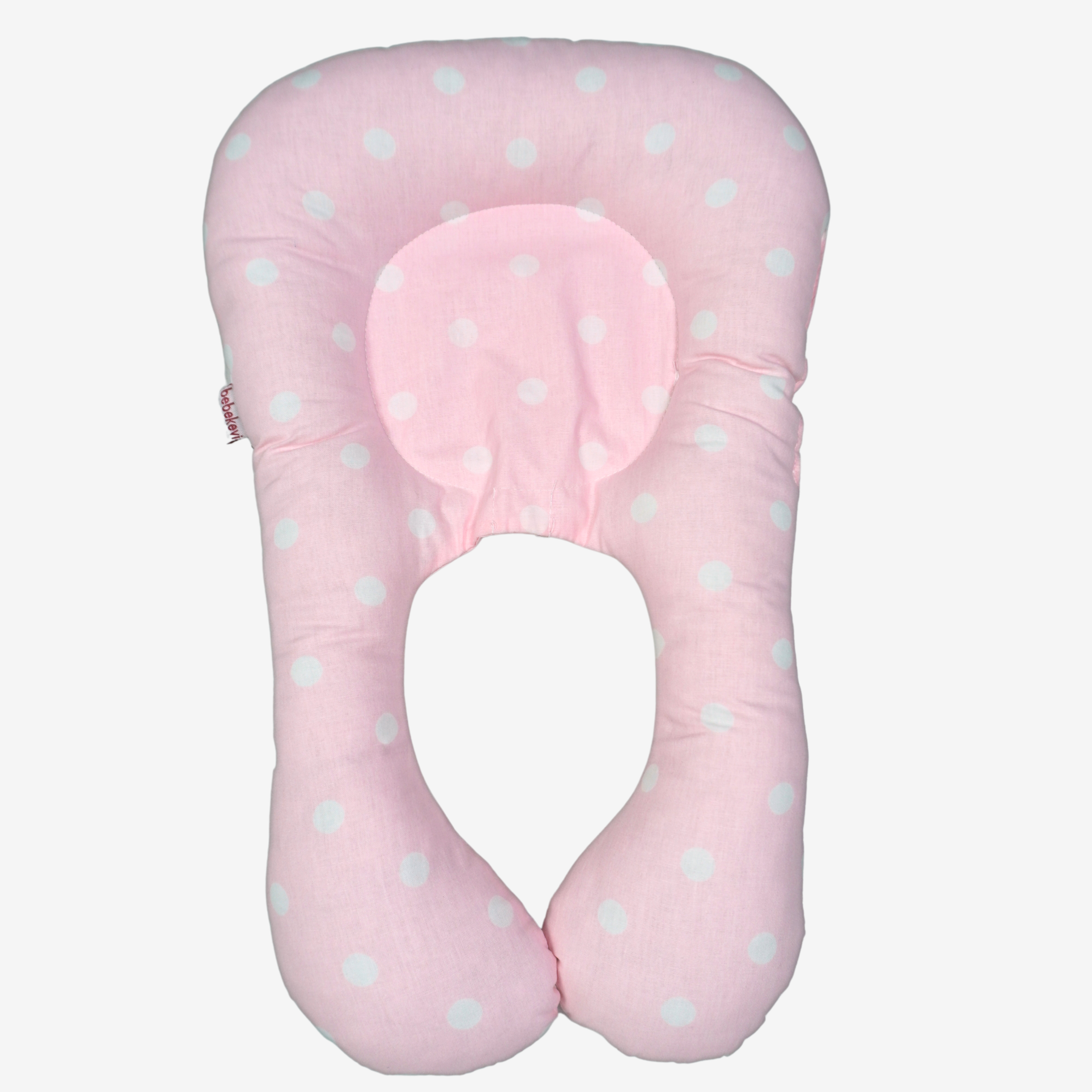 Baby Lagerungskissen mit Tupfenmuster – Weich & Ergonomisch