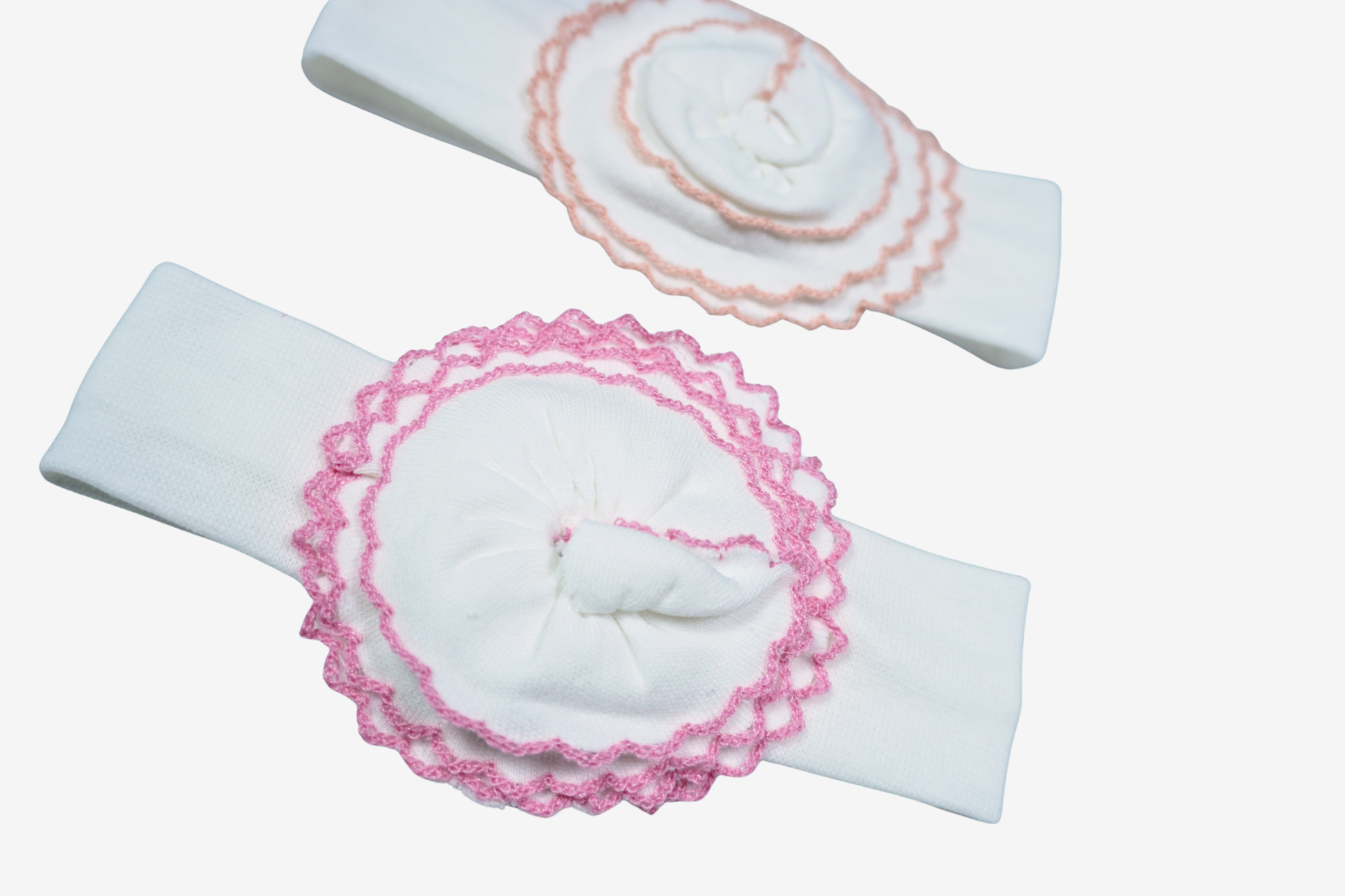 Baby Stirnband mit Blüten-Rosette