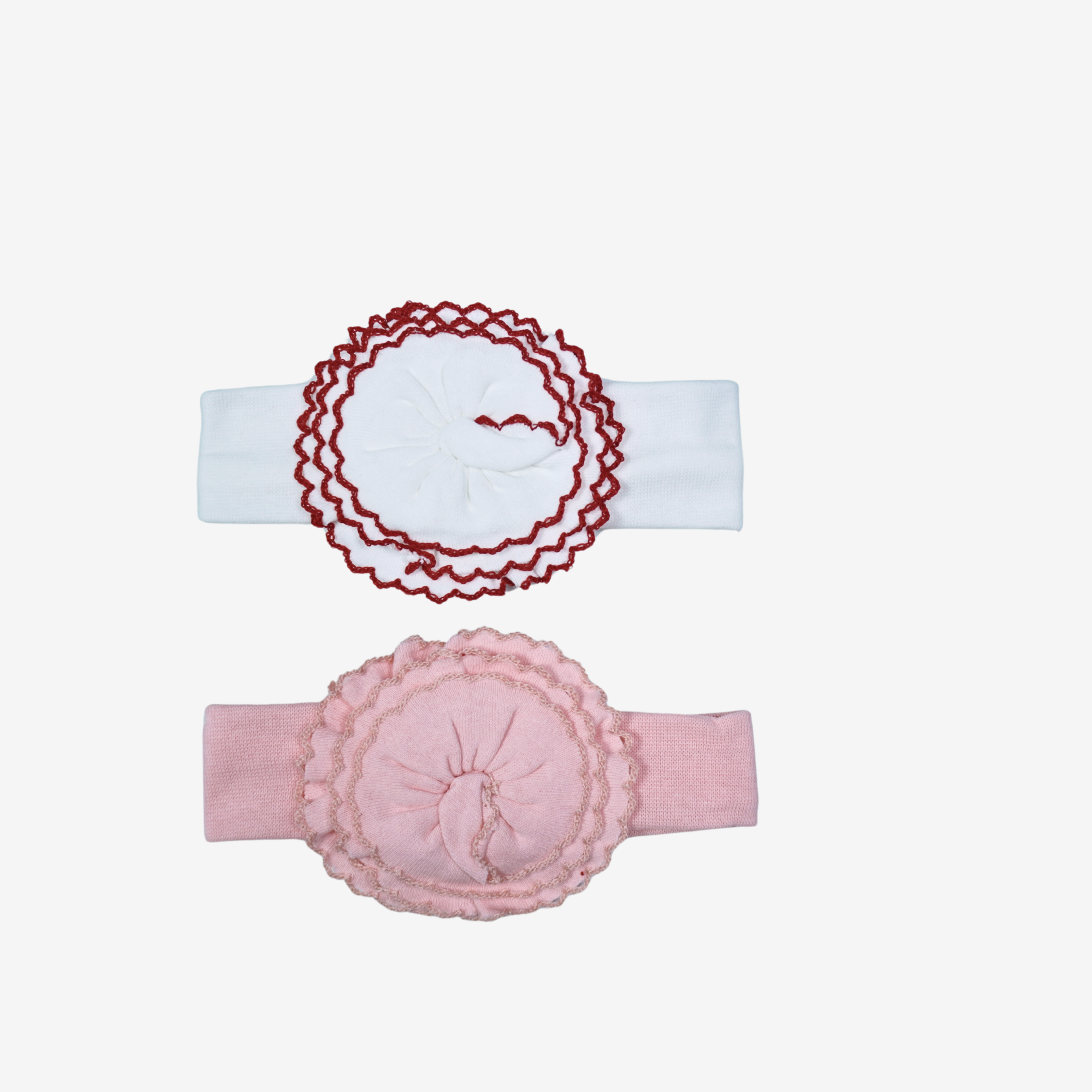 Baby Stirnband mit Blüten-Rosette