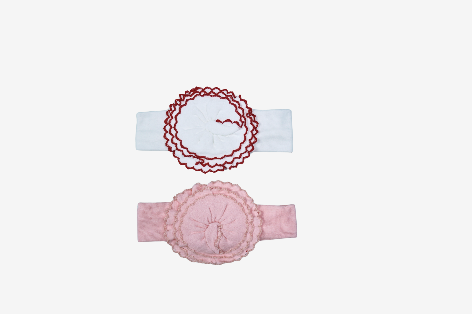 Baby Stirnband mit Blüten-Rosette