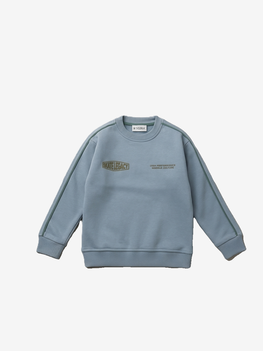 Vlera Sweater „Skate Legacy“ Steel Blue
