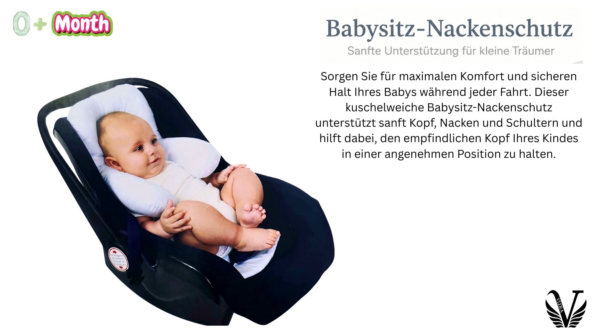 Baby Lagerungskissen mit Tupfenmuster – Weich & Ergonomisch