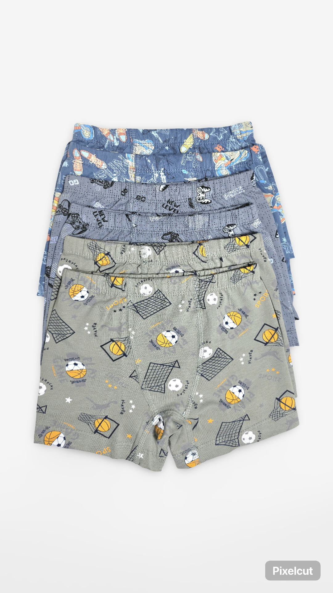 Jungen Boxershorts 6er-Pack – Basketball, Gaming & Sneaker